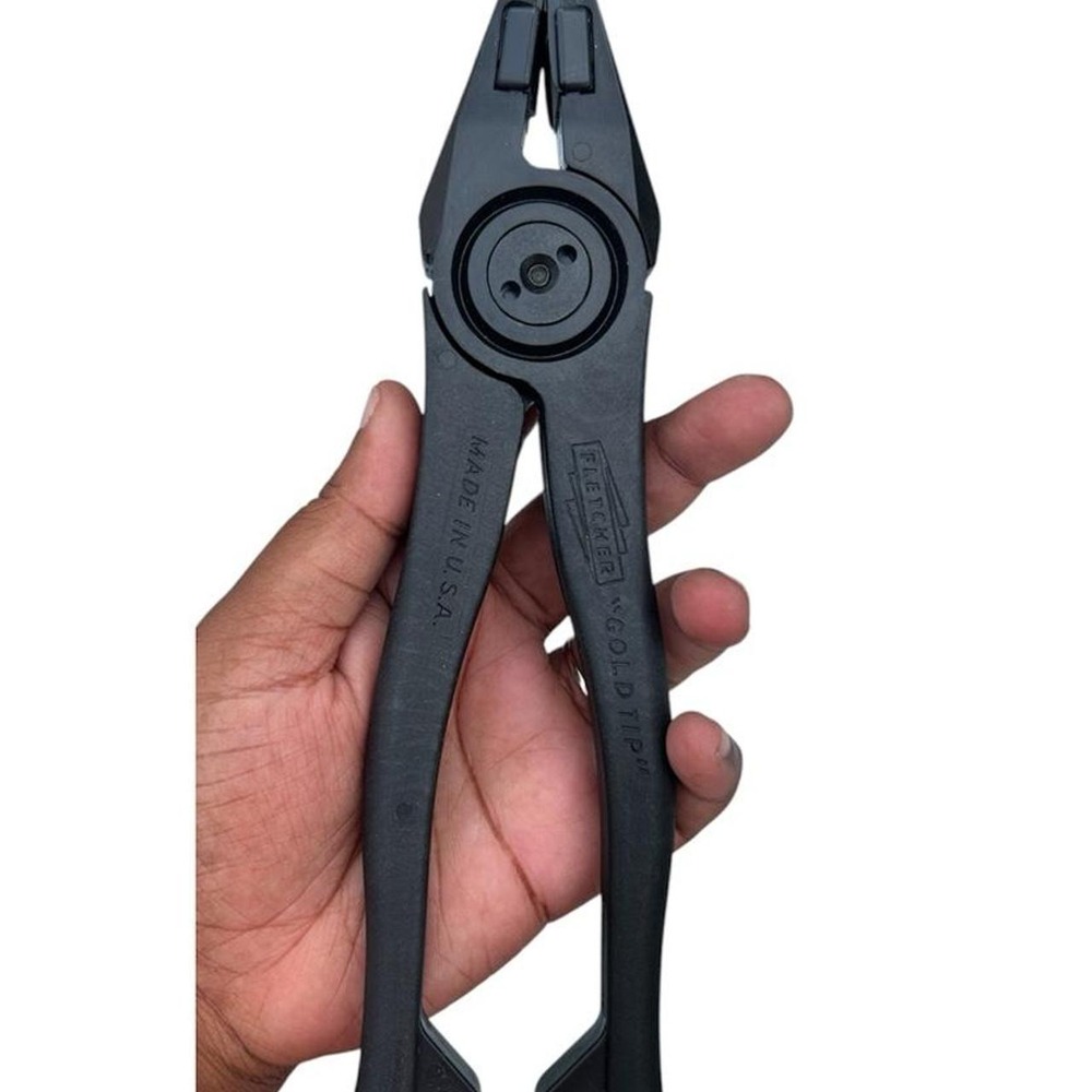 Fletcher Gold Tip Glazier's Pliers Glass Breaking Tool Art Equipment Made in USA